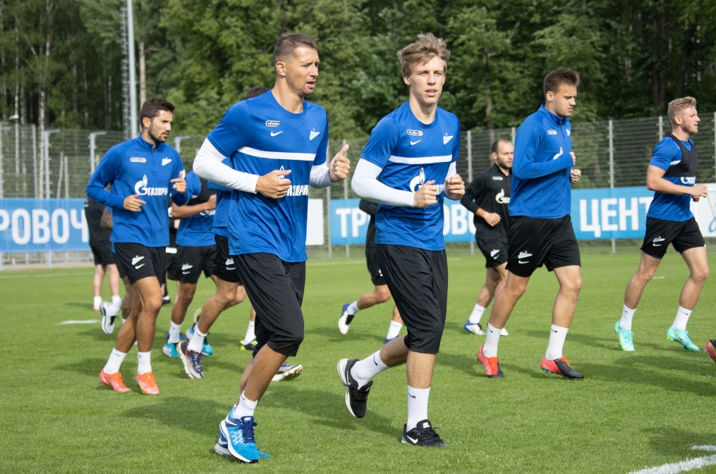 Первые «Газпром»-тренировочные сборы «Зенита»: 14 июня, вечерняя тренировка