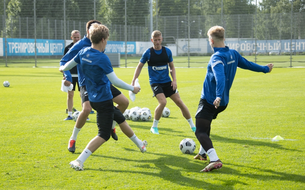 Первые «Газпром»-тренировочные сборы «Зенита»: 14 июня, вечерняя тренировка