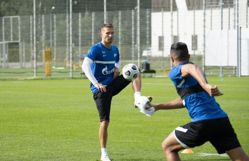 Первые «Газпром»-тренировочные сборы «Зенита»: 14 июня, вечерняя тренировка