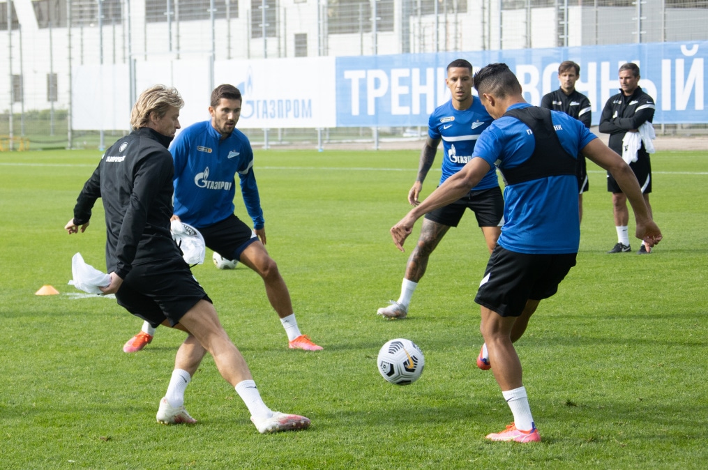 Первые «Газпром»-тренировочные сборы «Зенита»: 14 июня, вечерняя тренировка