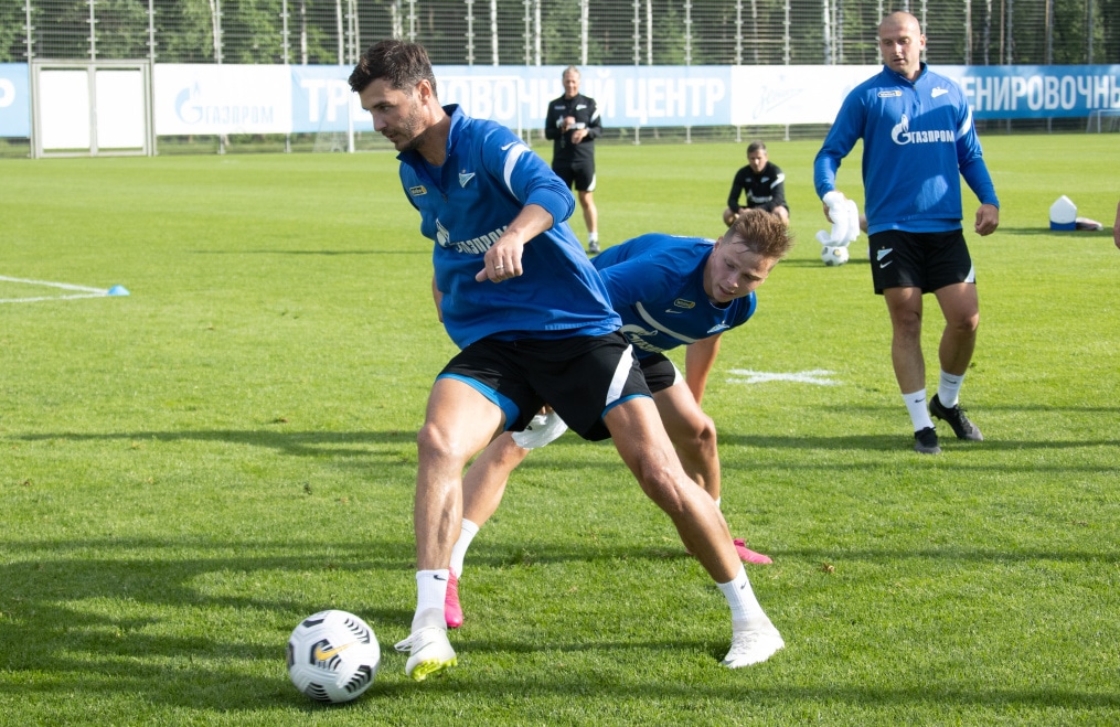 Первые «Газпром»-тренировочные сборы «Зенита»: 14 июня, вечерняя тренировка