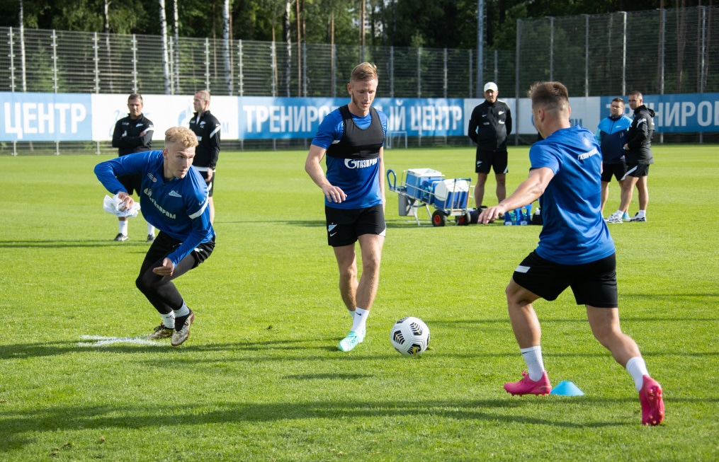 Первые «Газпром»-тренировочные сборы «Зенита»: 14 июня, вечерняя тренировка