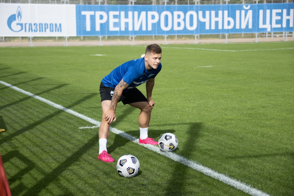 Первые «Газпром»-тренировочные сборы «Зенита»: 14 июня, вечерняя тренировка
