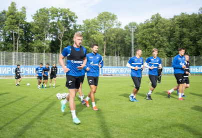 Первые «Газпром»-тренировочные сборы «Зенита»: 14 июня, вечерняя тренировка