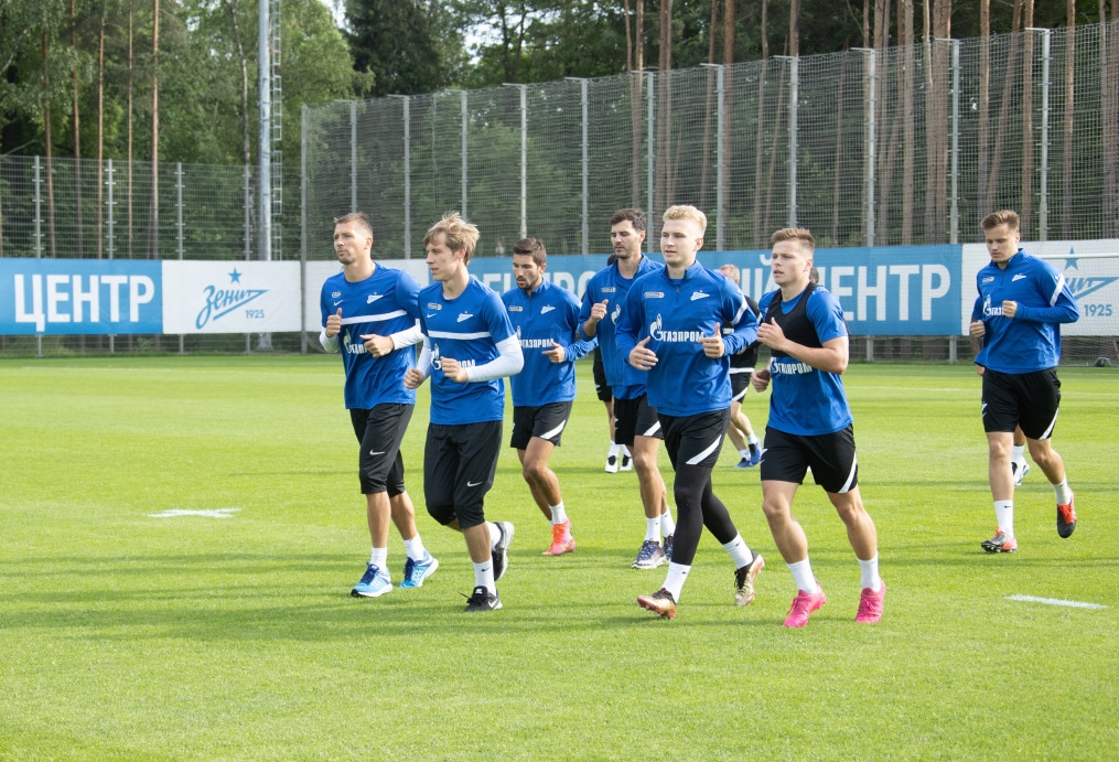 Первые «Газпром»-тренировочные сборы «Зенита»: 14 июня, вечерняя тренировка