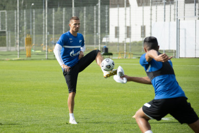 Первые «Газпром»-тренировочные сборы «Зенита»: 14 июня, вечерняя тренировка