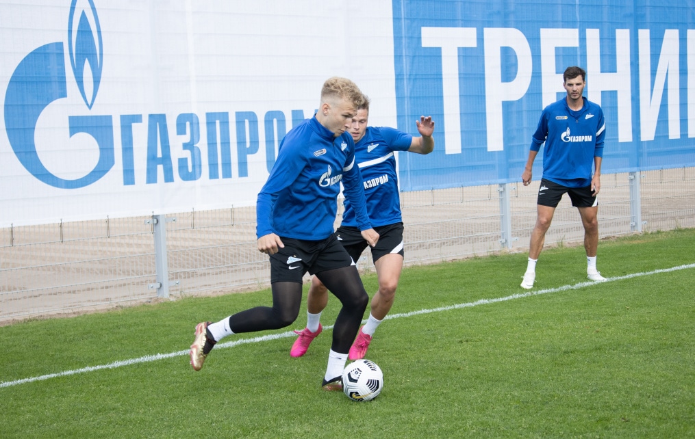 Первые «Газпром»-тренировочные сборы «Зенита»: 14 июня, вечерняя тренировка