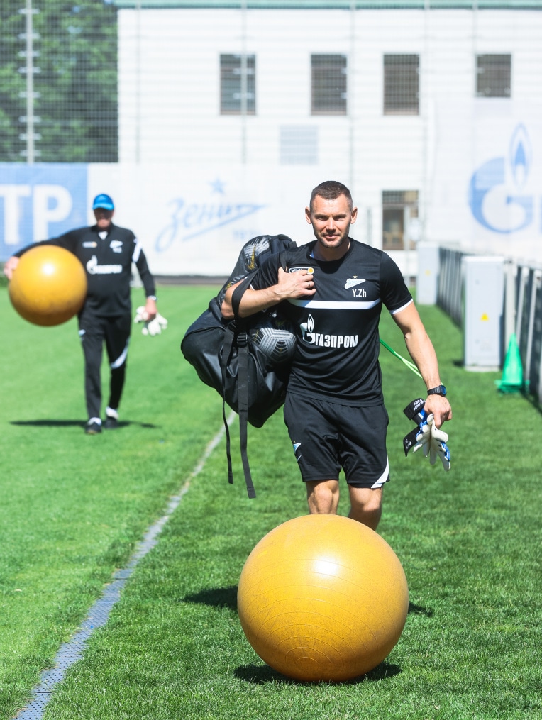 Первые «Газпром»-тренировочные сборы «Зенита»: 18 июня, утренняя тренировка