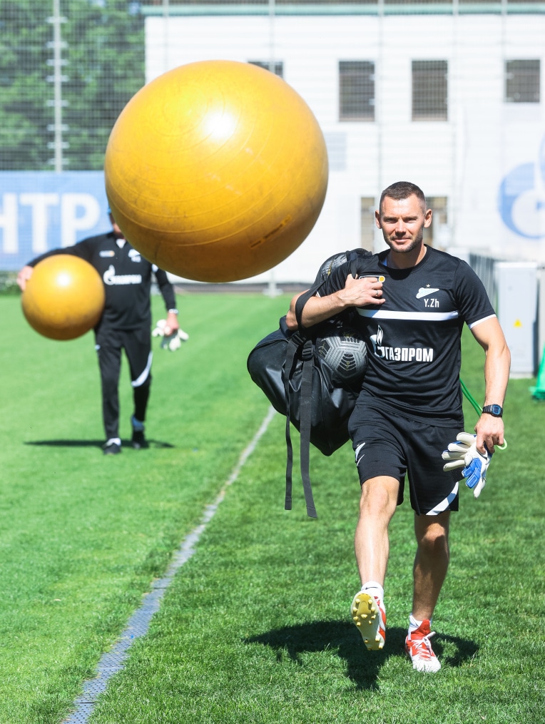 Первые «Газпром»-тренировочные сборы «Зенита»: 18 июня, утренняя тренировка
