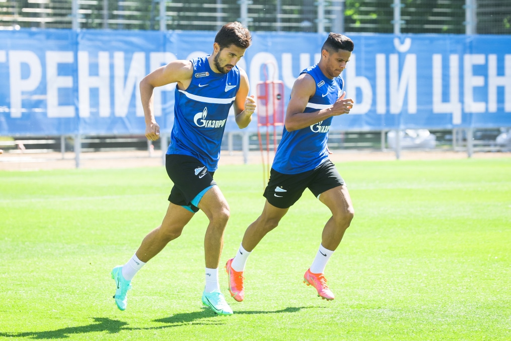 Первые «Газпром»-тренировочные сборы «Зенита»: 18 июня, утренняя тренировка