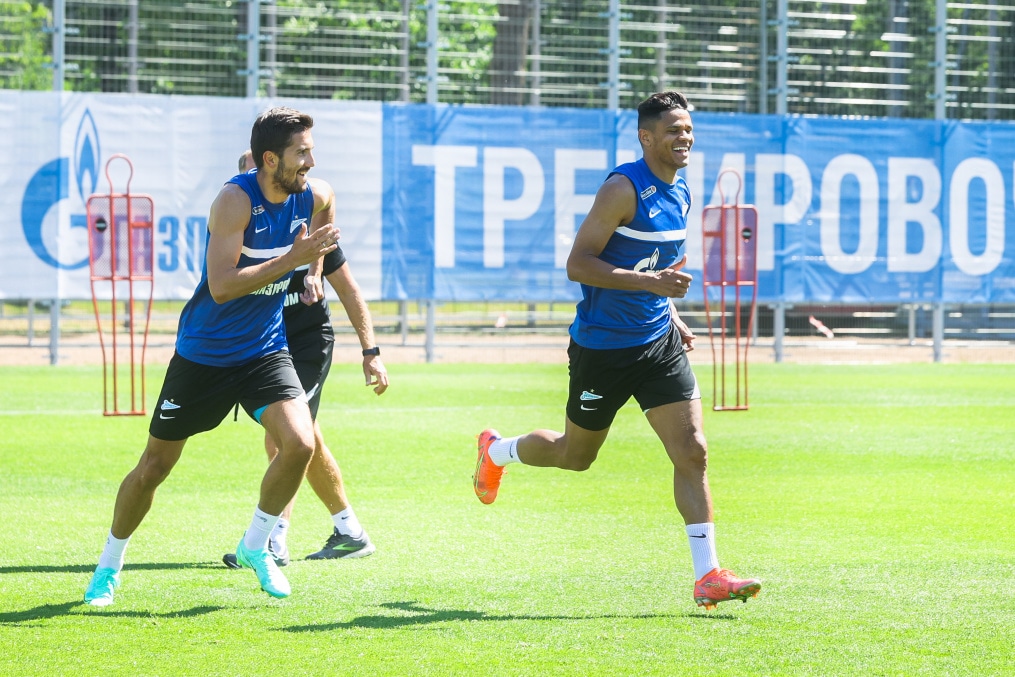 Первые «Газпром»-тренировочные сборы «Зенита»: 18 июня, утренняя тренировка