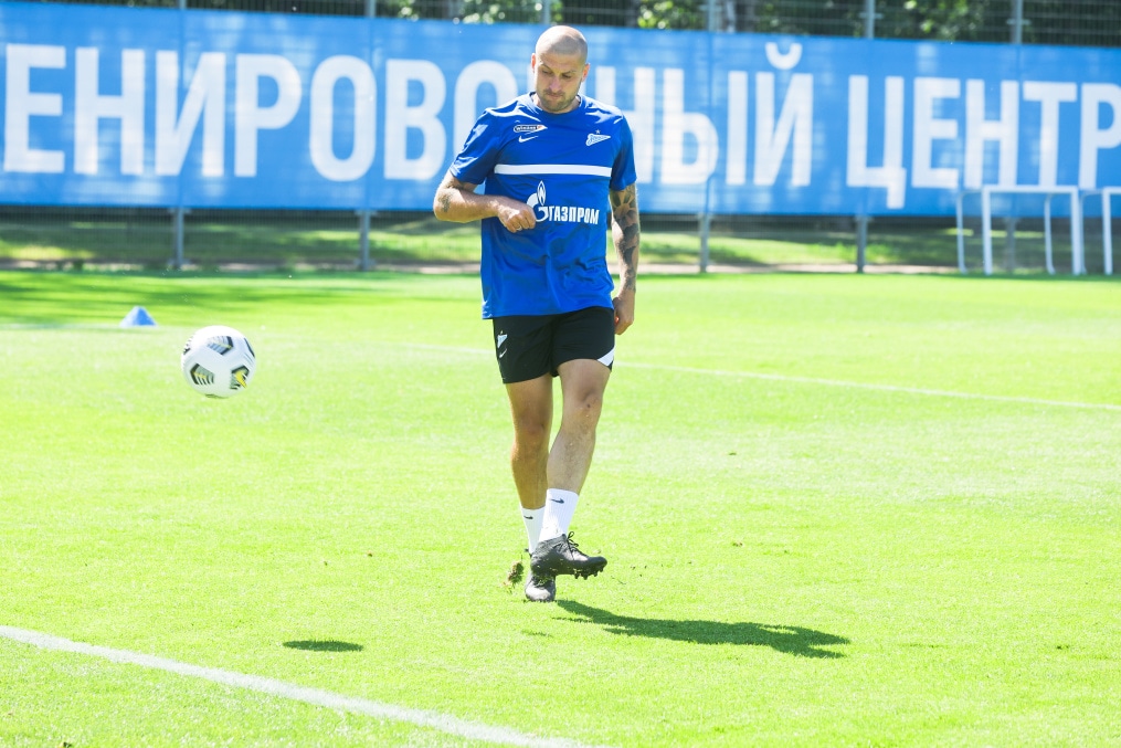 Первые «Газпром»-тренировочные сборы «Зенита»: 18 июня, утренняя тренировка