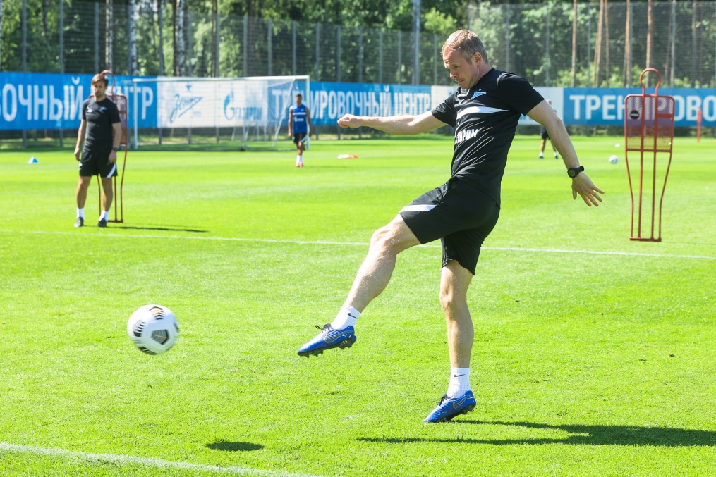 Первые «Газпром»-тренировочные сборы «Зенита»: 18 июня, утренняя тренировка