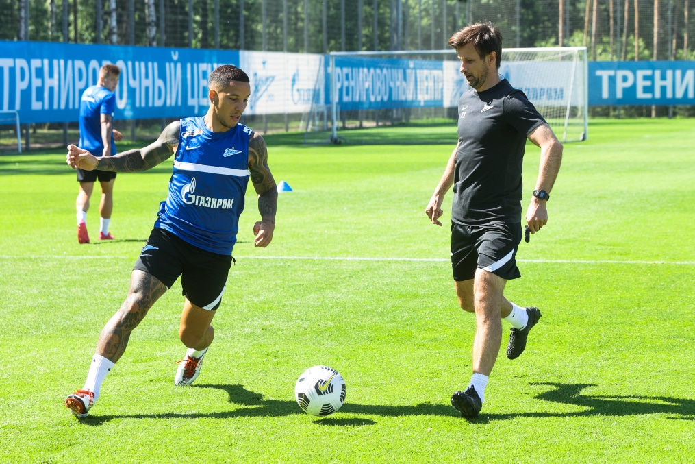 Первые «Газпром»-тренировочные сборы «Зенита»: 18 июня, утренняя тренировка