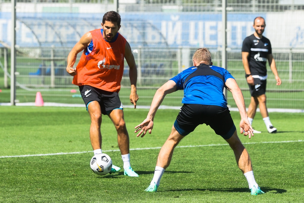 Первые «Газпром»-тренировочные сборы «Зенита»: 18 июня, утренняя тренировка