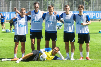 Первые «Газпром»-тренировочные сборы «Зенита»: 18 июня, утренняя тренировка