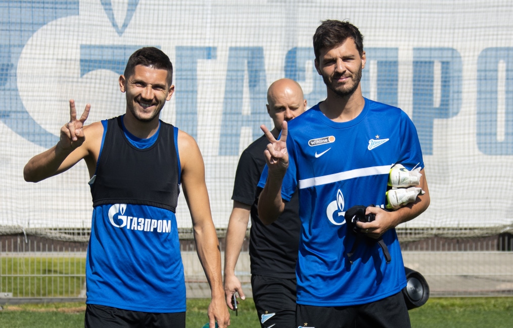 Первые «Газпром»-тренировочные сборы «Зенита»: 22 июня, утренняя тренировка
