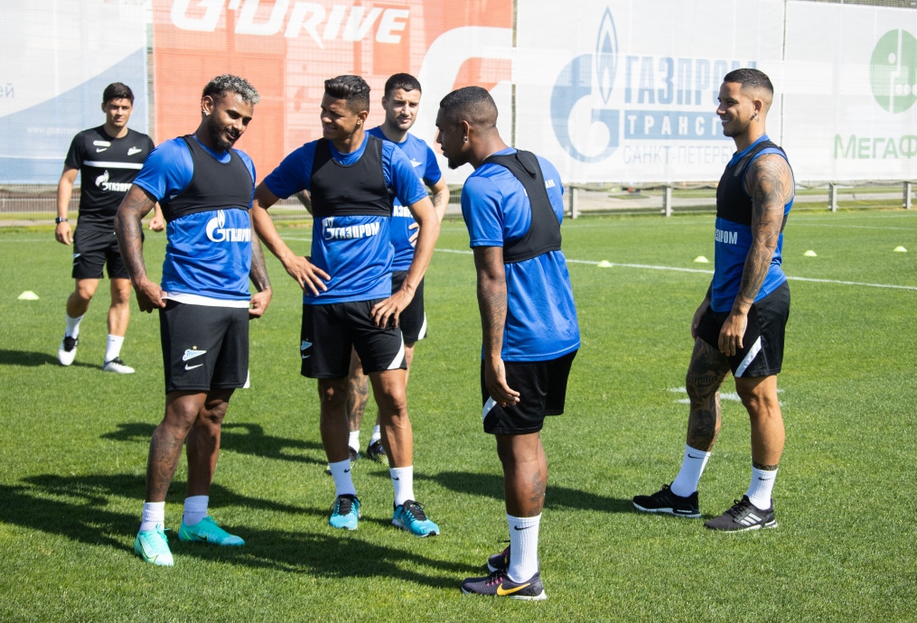 Первые «Газпром»-тренировочные сборы «Зенита»: 22 июня, утренняя тренировка