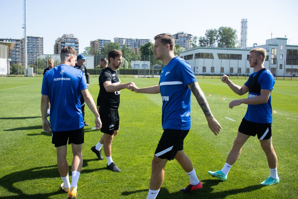 Первые «Газпром»-тренировочные сборы «Зенита»: 22 июня, утренняя тренировка