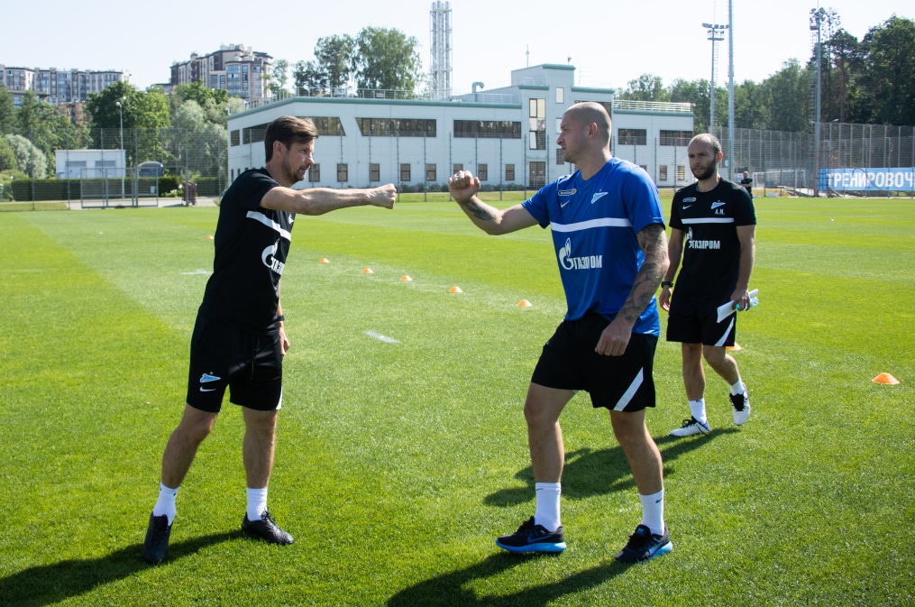Первые «Газпром»-тренировочные сборы «Зенита»: 22 июня, утренняя тренировка