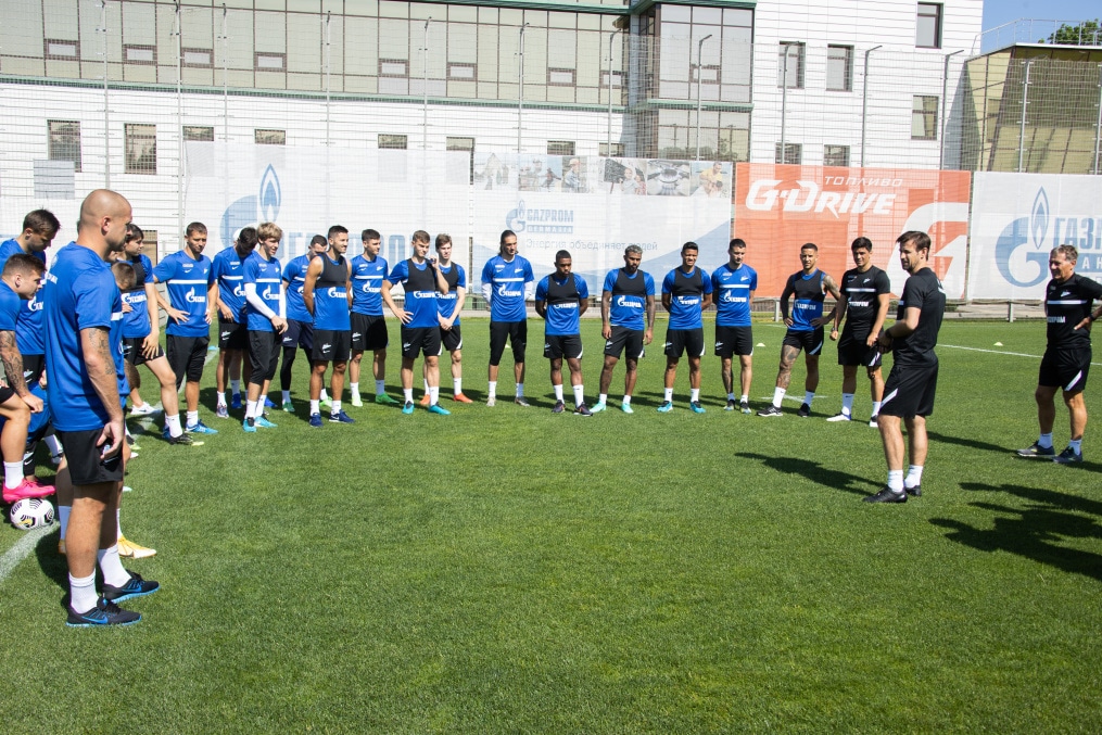 Первые «Газпром»-тренировочные сборы «Зенита»: 22 июня, утренняя тренировка