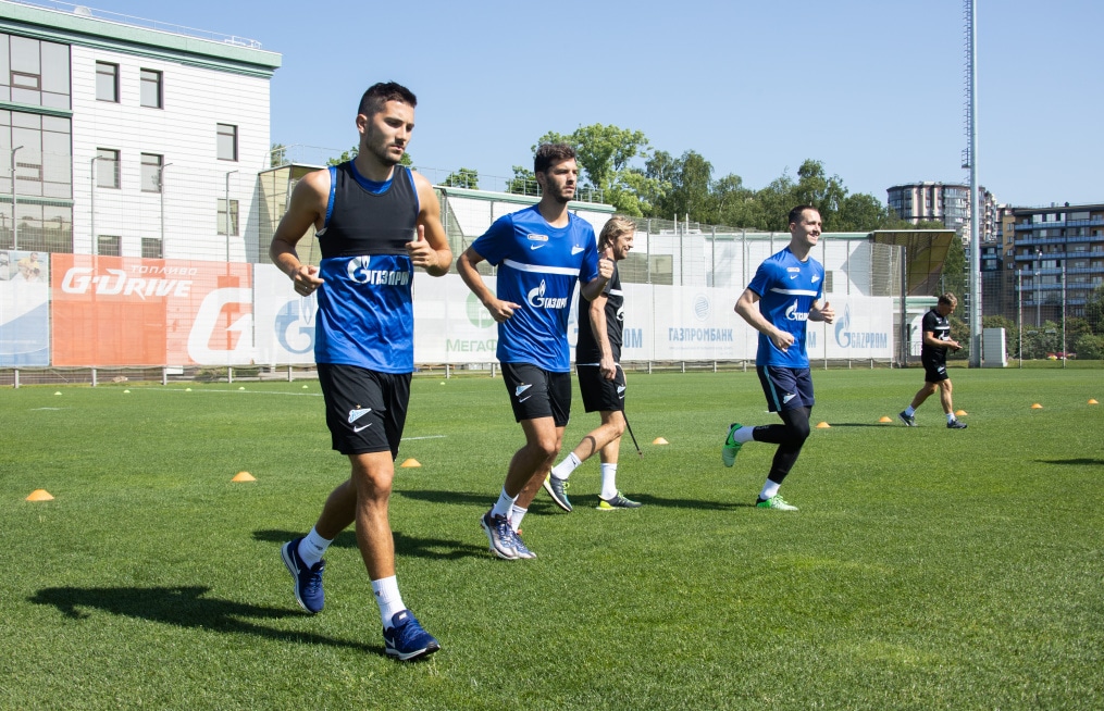 Первые «Газпром»-тренировочные сборы «Зенита»: 22 июня, утренняя тренировка