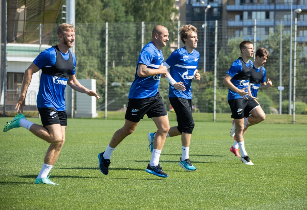 Первые «Газпром»-тренировочные сборы «Зенита»: 22 июня, утренняя тренировка