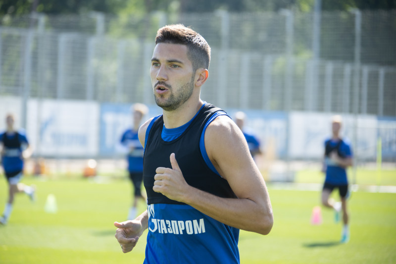 Первые «Газпром»-тренировочные сборы «Зенита»: 22 июня, утренняя тренировка