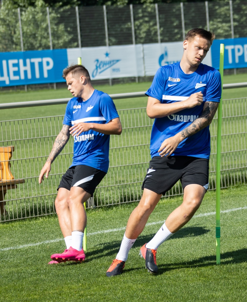 Первые «Газпром»-тренировочные сборы «Зенита»: 22 июня, утренняя тренировка