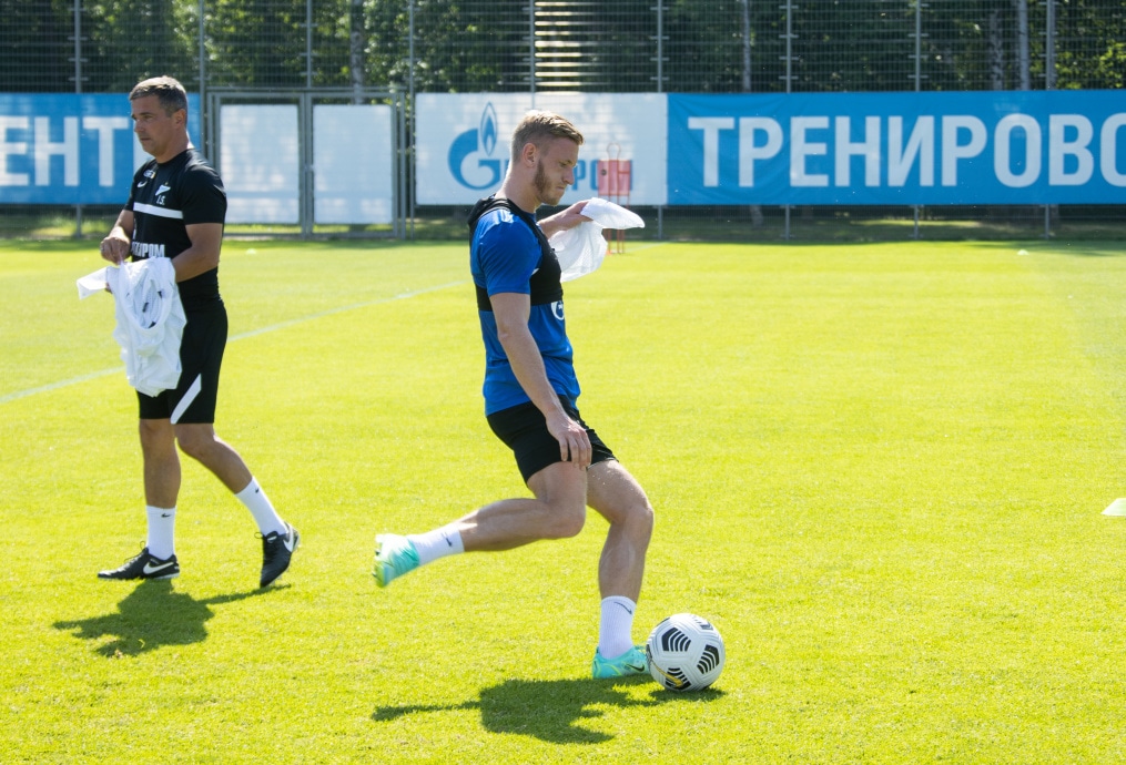 Первые «Газпром»-тренировочные сборы «Зенита»: 22 июня, утренняя тренировка
