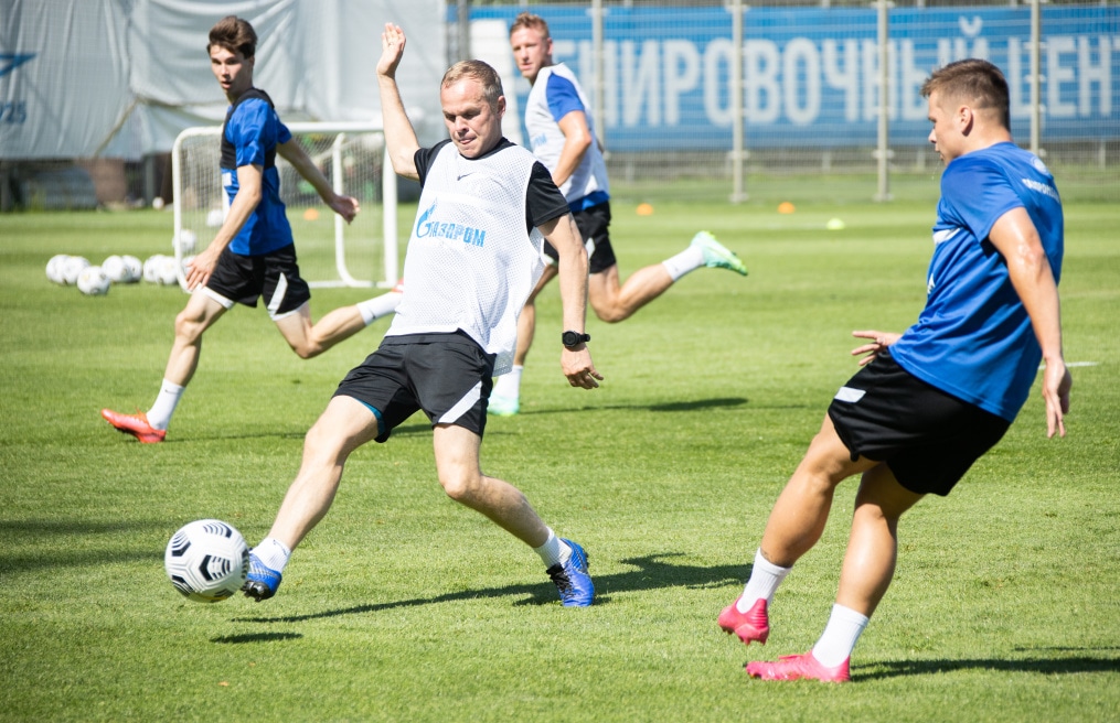 Первые «Газпром»-тренировочные сборы «Зенита»: 22 июня, утренняя тренировка