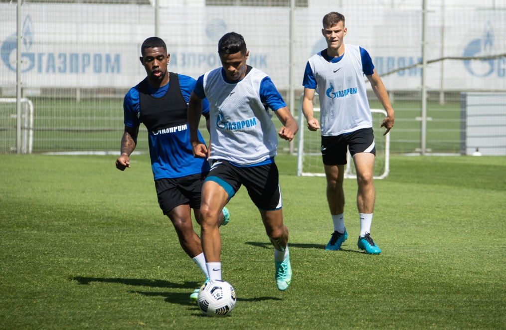 Первые «Газпром»-тренировочные сборы «Зенита»: 22 июня, утренняя тренировка