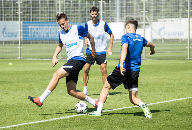 Первые «Газпром»-тренировочные сборы «Зенита»: 22 июня, утренняя тренировка
