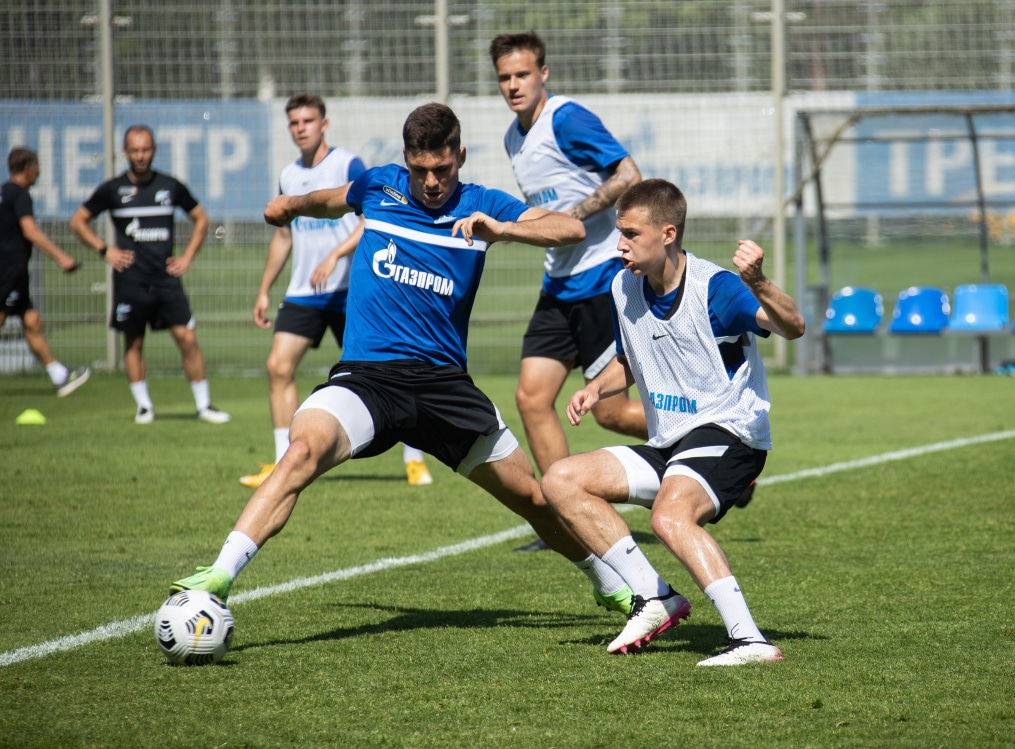 Первые «Газпром»-тренировочные сборы «Зенита»: 22 июня, утренняя тренировка