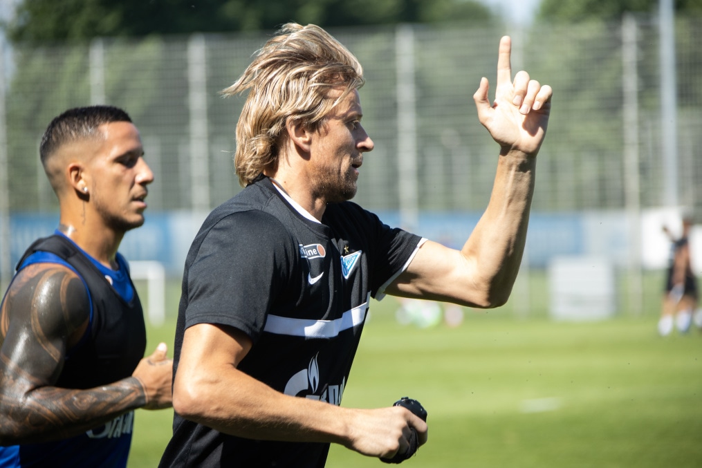 Первые «Газпром»-тренировочные сборы «Зенита»: 22 июня, утренняя тренировка