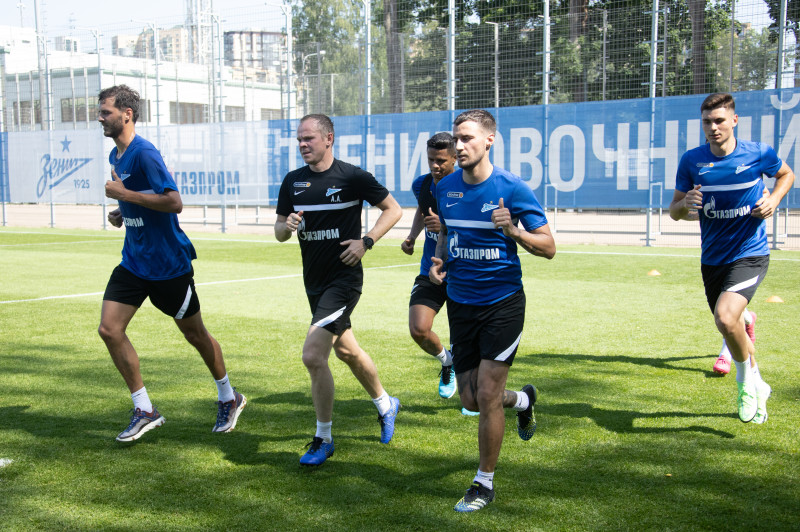 Первые «Газпром»-тренировочные сборы «Зенита»: 22 июня, утренняя тренировка