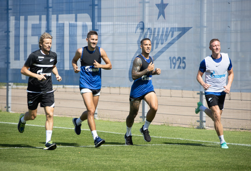 Первые «Газпром»-тренировочные сборы «Зенита»: 22 июня, утренняя тренировка