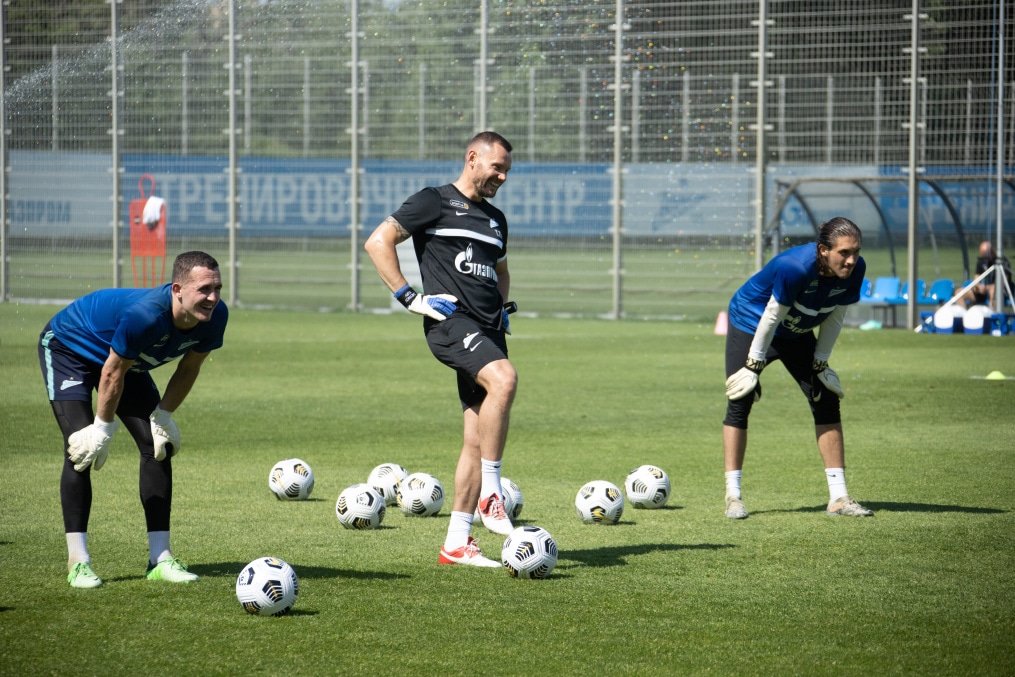 Первые «Газпром»-тренировочные сборы «Зенита»: 22 июня, утренняя тренировка