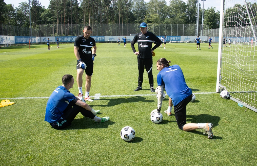 Первые «Газпром»-тренировочные сборы «Зенита»: 22 июня, утренняя тренировка
