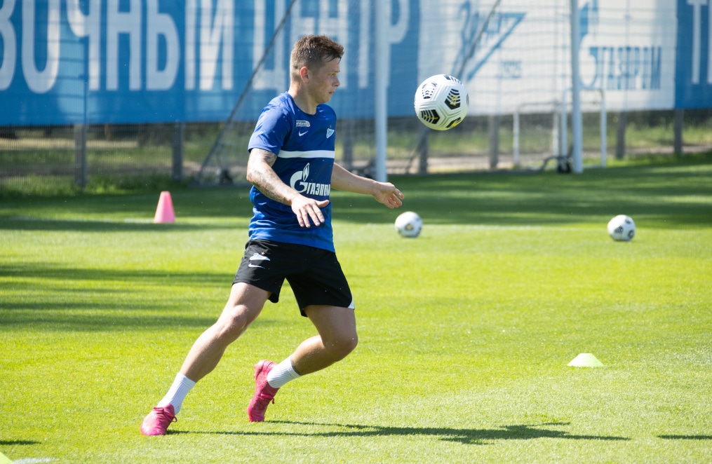 Первые «Газпром»-тренировочные сборы «Зенита»: 22 июня, утренняя тренировка