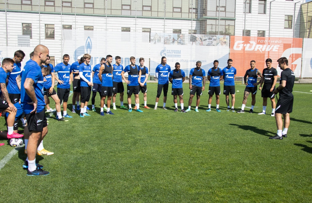 Первые «Газпром»-тренировочные сборы «Зенита»: 22 июня, утренняя тренировка