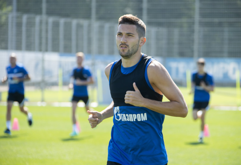 Первые «Газпром»-тренировочные сборы «Зенита»: 22 июня, утренняя тренировка
