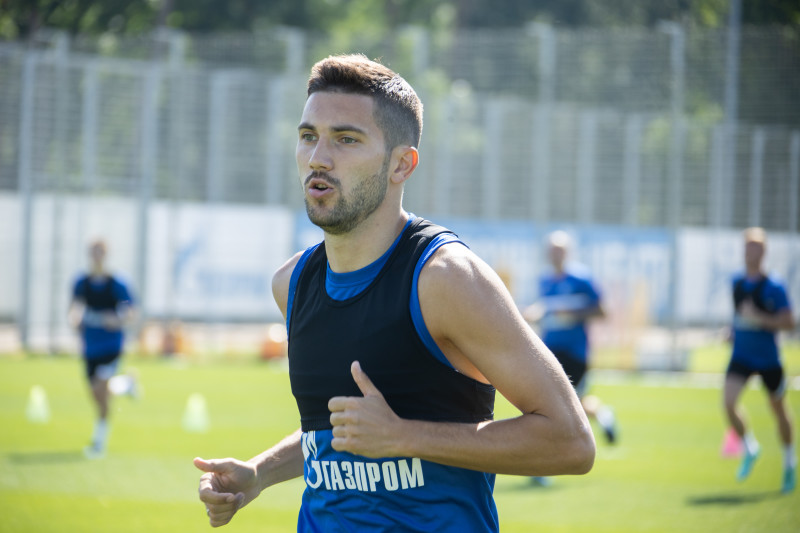 Первые «Газпром»-тренировочные сборы «Зенита»: 22 июня, утренняя тренировка