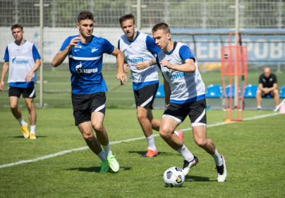 Первые «Газпром»-тренировочные сборы «Зенита»: 22 июня, утренняя тренировка