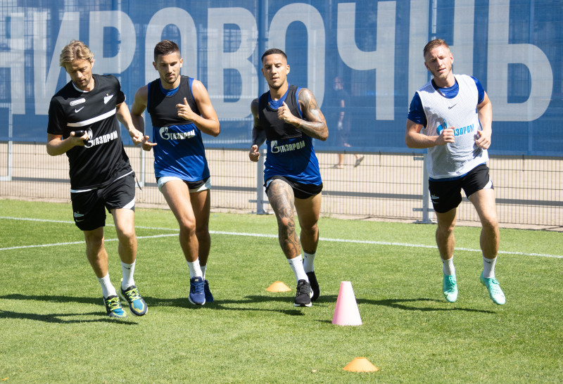 Первые «Газпром»-тренировочные сборы «Зенита»: 22 июня, утренняя тренировка