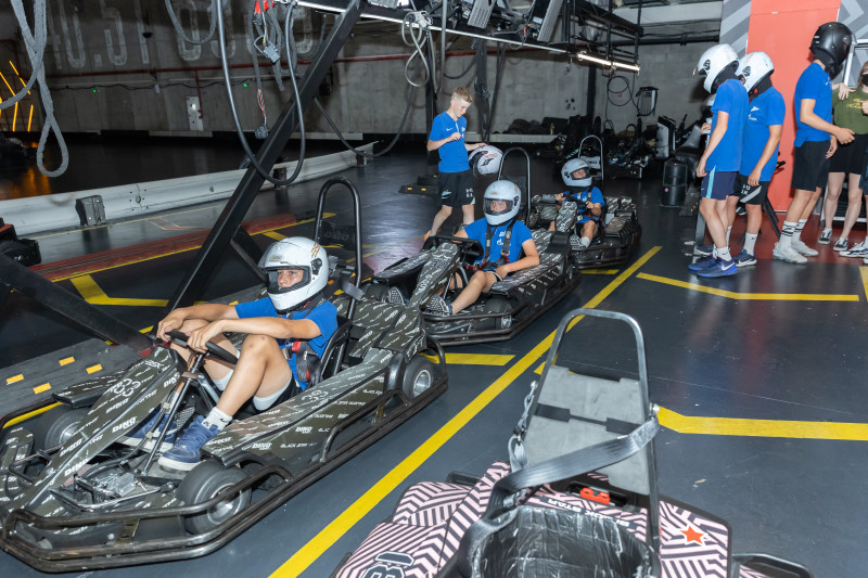 Команда Академии 2007 г.р., участвует в гонках на картинге в честь победы в Первенстве России.