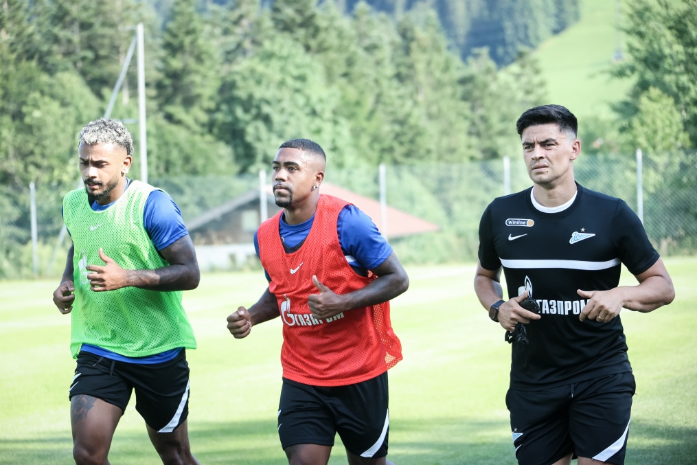 «Газпром» — тренировочные сборы в Австрии: 28 июня, вечерняя тренировка