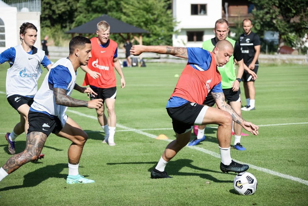 «Газпром» — тренировочные сборы в Австрии: 28 июня, вечерняя тренировка