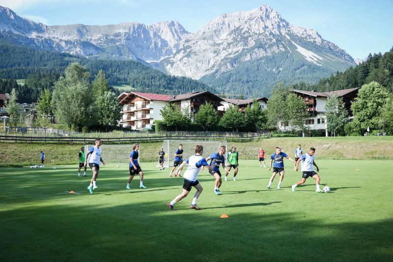 «Газпром» — тренировочные сборы в Австрии: 28 июня, вечерняя тренировка