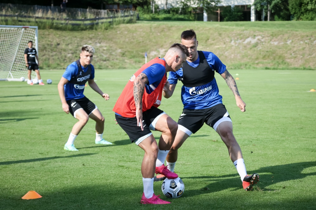 «Газпром» — тренировочные сборы в Австрии: 28 июня, вечерняя тренировка